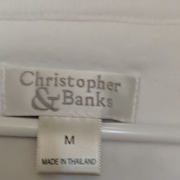 Christopher & Banks embroidered dog top Sz M - Picture 3 of 5